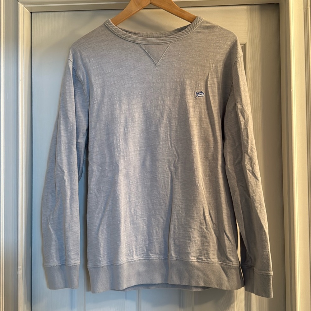 Southern Tide Men's Grey Crewneck Sweatshirt Medium